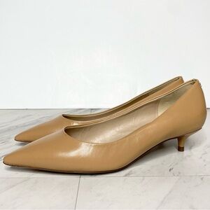 Sam Edelman Franci Pointed Toe Tan Light Brown Leather Pump 6 1/2 M